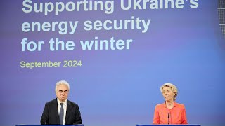 ENERGY Von der Leyen pledges Ukraine €160m in aid, energy support from frozen Russian assets