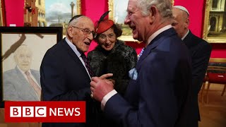 Holocaust Memorial Day: 91-year-old survivor meets Prince Charles - BBC News