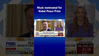NOBEL Elon Musk nominated for Nobel Peace Prize for being ‘stout proponent of free speech’ #shorts