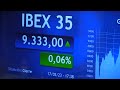 El Ibex 35 sube el 0,06 % pese a las caídas de Wall Street