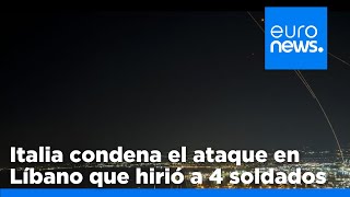 Antonio Tajani condena el ataque a la base de la FINUL que hirió a cuatro soldados italianos