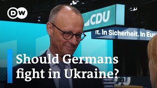 German opposition leader: Ukraine must deal with Ukrainian refugees in Germany | DW News