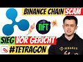 BINANCE CHAIN HACK?! RIPPLE GEWINNT vor Gericht gg TETRAGON | Gary Gensler | Twitter CEO 2.5 MIO NFT