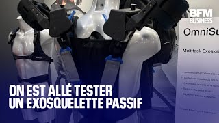 On est allé tester un exosquelette passif