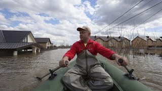 Land unter in Zentralrussland: Mehr als 15.000 Familien fliehen vor Hochwasser