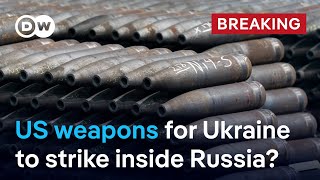 JOE US President Joe Biden allows Ukraine to use some US weapons to strike inside Russia | DW News