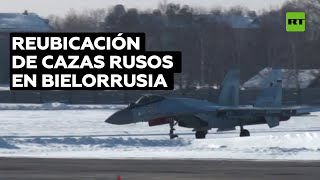 Aviones de combate rusos Su-35S son reubicados en Bielorrusia