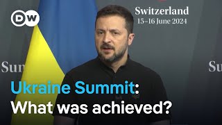 Ukraine Peace Summit: Why some nations didn&#39;t sign the declaration | DW News