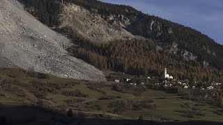 Suisse : un glissement de terrain massif menace d&#39;engloutir un village entier