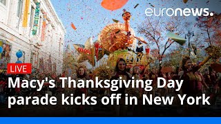 MACY S INC Macy’s Thanksgiving Day parade kicks off in New York
