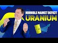 Uranium at 16 years high but much more exploration is needed to cover market deficits!