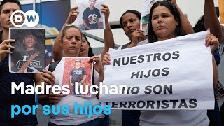 Madres venezolanas piden justicia por sus hijos detenidos