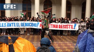 Universitarios chilenos piden a Boric romper relaciones con Israel y preparan acampadas