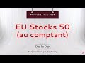 Idée de trading : achat EU Stocks 50 au comptant