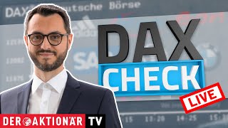 DEUTSCHE BANK AG NA O.N. DAX-Check LIVE: Bayer, Deutsche Bank, SAP, Volkswagen Vz. im Fokus