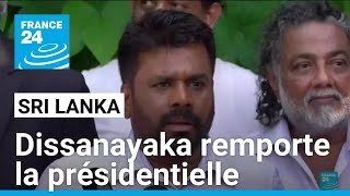 Sri Lanka : le candidat de gauche Dissanayaka vainqueur de l&#39;élection présidentielle • FRANCE 24