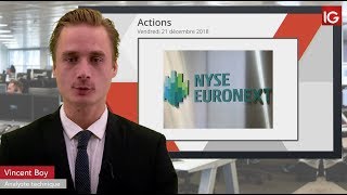 EURONEXT Bourse - EURONEXT, dégradé par Citi - IG 21.12.2018