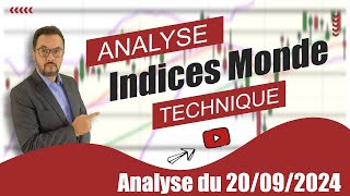 Analyse technique Indices Mondiaux du 20-09-2024 en Vidéo par boursikoter