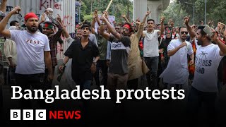 Bangladesh anti-government protests see at least 90 people killed | BBC News