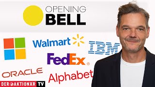 FEDEX CORP. Opening Bell: Alphabet, Microsoft, IBM, Walmart, Fedex, Oracle, General Motors