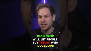 DOGECOIN Elon Musk will let people Buy Teslas with Dogecoin!? #shorts