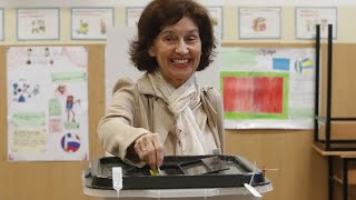 Rechtspopulistin Gordana Siljanovska Davkova liegt nach erster Runde der Wahl in Nordmazedonien vorn