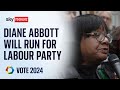 ABBOTT LABORATORIES - Diane Abbott confirms she will run as Labour candidate in general election