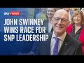 BREAKING: John Swinney wins SNP leadership contest and is set to become Scottish first minister