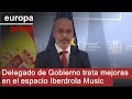 Delegado de Gobierno trata con Madrid y Getafe mejoras en el espacio Iberdrola Music