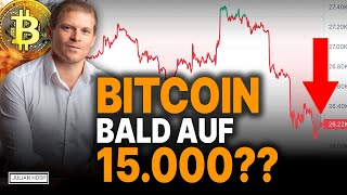 BITCOIN WIE WEIT FÄLLT BITCOIN NOCH RUNTER?