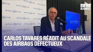 Carlos Tavares réagit au scandale des airbags défectueux
