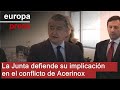 ACERINOX - Sanz asegura que la implicación de la Junta en el conflicto de Acerinox es "constante y diaria"