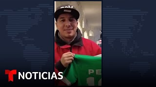 COSMOS Fanáticos abarrotan tienda para comprar la playera de Pelé en el Cosmos #Shorts | Noticias Telemundo