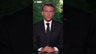 Macron calls snap election