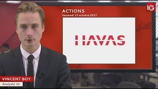 HAVAS Bourse - Action Havas, HSBC abaisse son objectif sur l’action - IG 13.10.2017