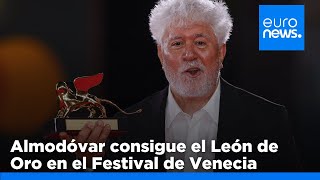 GOLD - USD Pedro Almodóvar conquista Venecia y se lleva el León de Oro con &#39;La habitación de al lado&#39;