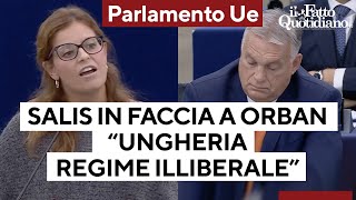 Salis le canta in faccia a Orban: “L’Ungheria è diventata un regime illiberale e oligarchico”