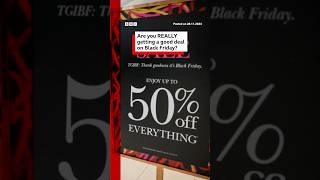 Are you really getting a good deal on Black Friday? #BlackFriday #BBCNews