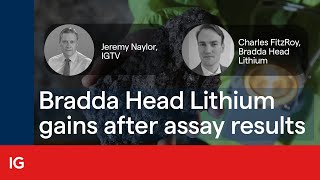 BRADDA HEAD LITHIUM LTD. ORD NPV (DI) Bradda Head Lithium gains after assay results