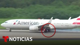 AMERICAN AIRLINES GRP La llanta de un avión 737-800 de American Airlines explota en pleno despegue