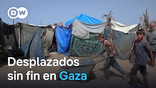 La ofensiva israelí desplaza a dos millones de personas en la franja