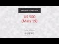 Achat US 500 échéance mars 19 - Idée de trading IG 13.03.2019