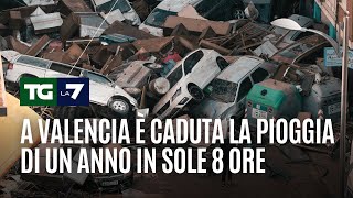 A Valencia è caduta la pioggia di un anno in sole 8 ore