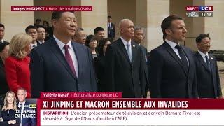 🔴  Xi Jinping et Macron ensemble aux Invalides
