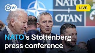 Live: Stoltenberg press conference ahead of NATO summit in Washington | DW News