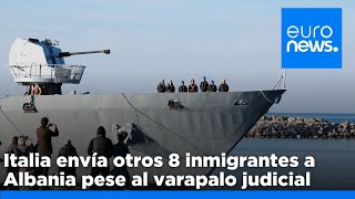 Italia envía otros 8 inmigrantes a Albania pese a no haber tramitado el primer grupo