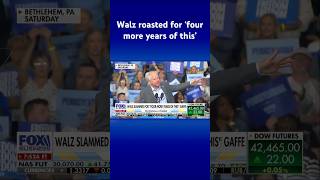 Tim Walz gets roasted after declaring ‘we can’t afford four more years of this’ #shorts