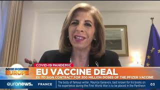 PFIZER INC. EU Vaccine deal: EU to sign contract for 300 millions doses of the Pfizer Vaccine