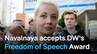 Navalnaya: Kremlin critic Alexei Navalny&#39;s life&#39;s work dedicated to freedom of speech | DW News