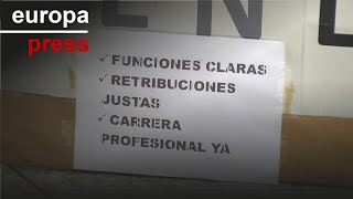 Funcionarios de Justicia se concentran en Murcia para pedir mejoras laborales